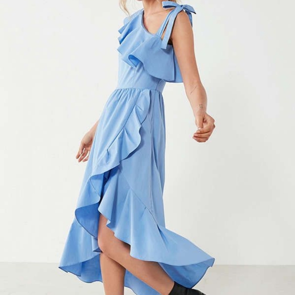 Asymstrical Style Mafia Midi Dress